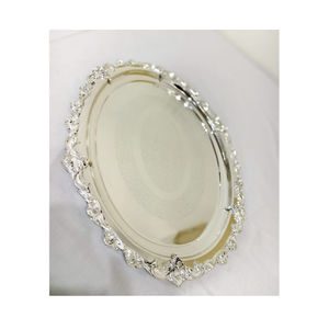 <b>Restaurant</b> Tabletop Food Display Serving Tray Made up of Aluminum <b>Hotel</b> <b>Supplies</b> Custom Decorative Serving Tray - Product Image 4