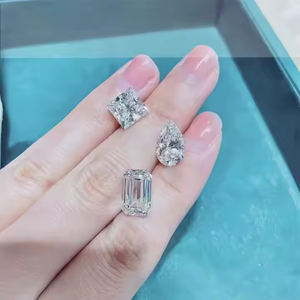 เพชร CVD VVS1การตัดลูกแพร์ที่เติบโตในแล็บพิเศษมีความสดใสสูงออกแบบเครื่องประดับที่หรูหรา - Product Image 3