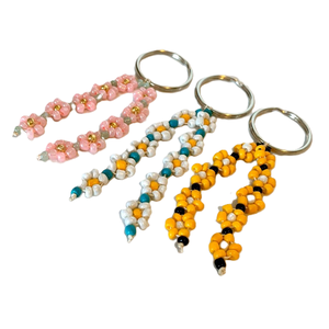 Porte-clés en perles de rocaille colorées les plus vendues Porte-clés personnalisés uniques Cadeau pour les conceptions de porte-clés en perles de Noël - Product Image 1