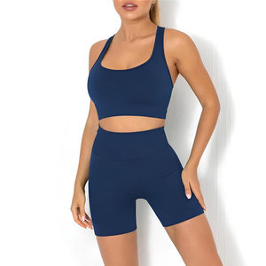2025 pantalones cortos de verano de talla grande personalizados para mujer, ropa de calle informal transpirable, conjunto de pantalones cortos de gimnasio para Yoga, Bóxer sin costuras para motorista - Product Image 3