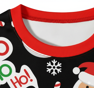 Venta al por mayor ODM primavera diseña tu propia Navidad sublimada ligera personalizada color 100% poliéster sudadera hombres - Product Image 3