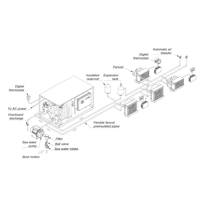 Nuevo Enfriador de Alta Eficiencia Thermowell, Aire Acondicionado Marino de Gabinete de 220 V CA, Tipo Pedestal, UCP60.2H, Bomba de Calor de 60000 BTU
