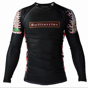 Manga completa Anti-UV UPF50 Compresión de secado rápido Rash Guard Camisa sublimada 2025 Logotipo personalizable - Product Image 1