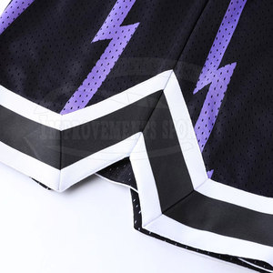 Shorts de basketball sur mesure 100 % polyester, taille mi-haute, respirants, style sportif, motif uni, légers, en promotion à prix réduit - Product Image 5