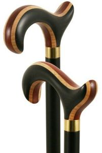 GUIDE BÂTON DE MARCHE CONFORTABLE EN RÉSINE DE BOIS ANTIDÉRAPANT avec poignée multiforme pour la réadaptation des personnes âgées. - Product Image 5