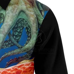 Chemises polo personnalisées UPF 50+ à séchage rapide pour la pêche, respirantes, imperméables, coupe-vent, style décontracté avec impression de logo par sublimation - Product Image 6