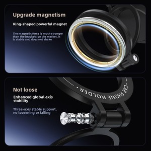 ที่ยึดโทรศัพท์มือถือในรถยนต์แบบแม่เหล็กยืดหยุ่นพร้อมที่บังแดดแบบพกพา ขายดีที่สุดปี 2025 ปรับความสูงได้สำหรับ <span class=keywords><strong>iPhone</strong></span> 17/16 ขายส่ง - Product Image 5