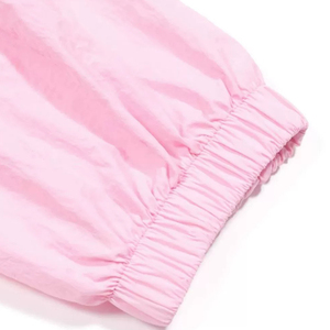 Conjunto corto de nailon cortavientos con logotipo personalizado unisex, chándal a prueba de viento, chaquetas y pantalones cortos con cremallera personalizada, conjuntos de dos piezas para hombre - Product Image 6