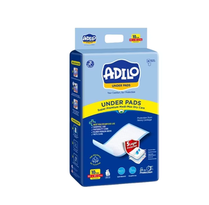 Sous-couches Adilo super absorbantes pour un usage quotidien, protection durable, confort et hygiène, paquet de 10 - Product Image 5