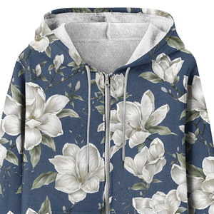 Sudadera con Capucha de Invierno para Mujer, de Alta Calidad, Tejido de Rizo, Estampado Completo, Diseño Moderno, con Logotipo Frontal - Product Image 5