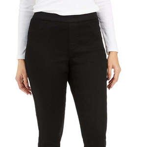 Jeggings Casuales para Mujer Style & Co, Forrados de Felpa, Negros con Estampado de Logotipo, Talla XL, Tela de Nailon y Elastano sin Costuras, Logotipo en la Cintura - Product Image 2