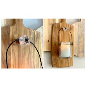 Planche à découper en bois de forme rectangulaire de couleur naturelle plateau de service de style classique et planche à découper en vrac - Product Image 5