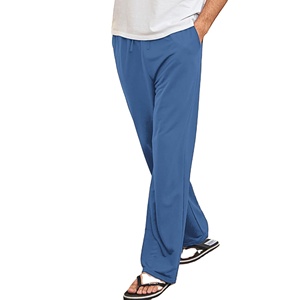Pantalon de survêtement unisexe personnalisé 100 % coton, taille mi-haute, coupe droite évasée à rayures, pour homme 2026 - Product Image 4