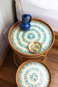 ถาดเสิร์ฟหวายทำมือรูปทรงต่างๆมีสไตล์อินเดีย - Product Image 2