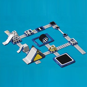 <span class=keywords><strong>Parcours</strong></span> d'obstacles <span class=keywords><strong>gonflable</strong></span> en PVC pour <span class=keywords><strong>l</strong></span>'extérieur, avec toboggan, parc aquatique flottant <span class=keywords><strong>gonflable</strong></span> pour terrain de jeux, en vente - Product Image 6