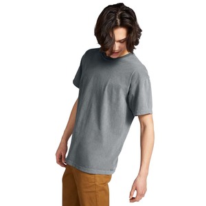 T-shirt graphique à logo personnalisable coupe ample en coton lourd à manches courtes col rond motif imprimé d'été taille XL - Product Image 3