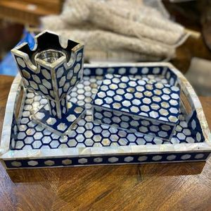 Customized Handmade Luxury Rectangular Mother of Pearl Bakhoor Burner for <b>Oud</b> & Bakhoor - Product Image 3