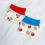 Lot de 2 paires de chaussettes transparentes à motif floral, douces, fruitées, respirantes, chaudes, tricotées, longueur mi-mollet, imprimé floral, taille unique - Product Image 6