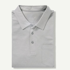 Patrón sólido unisex para camisetas de polo 100% algodón personalizado de talla grande bordado de manga corta Camisetas en blanco-venta al por mayor - Product Image 5