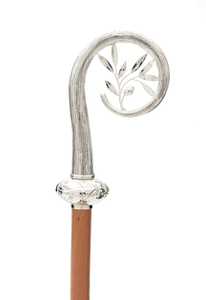 Conjunto de Crozier del Obispo, set elegante para el Día de los padres, Crozier hecho con árbol brillante satinado, acabado total - Product Image 4