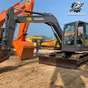 Excavatrice Volvo EC80 d'occasion, marque suédoise d'origine, 80 tonnes, petite excavatrice sur chenilles moyenne - Product Image 4