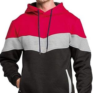 Ensemble de vêtements de sport d'hiver en polaire lourde avec logo 3D personnalisé, pantalon de survêtement à capuche de haute qualité, sérigraphie en soie pour survêtement pour hommes - Product Image 4