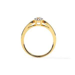 14K Sólido Lab Grown Diamond Jewelry Solitaire Diamond Wedding Band Lab Grown Diamond Ring para mujeres CVD/HPHT Jewelry para ella - Product Image 3