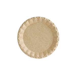Assiette jetable modèle Bali Kraft 29 cm, papier Kraft, 50 pièces, B2B - Product Image 1