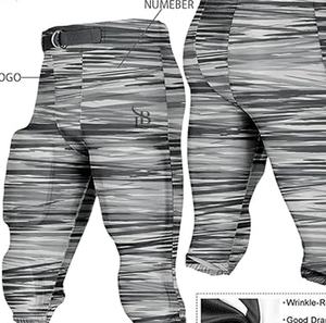 Nouveauté 2025 Vente en gros Pantalons de football de compression pour l'entraînement, style américain intégré, personnalisables - Product Image 6