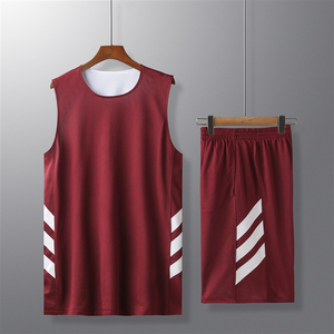 Traje de baloncesto Reversible para hombre 2025, ropa deportiva de secado rápido, ropa deportiva de doble cara, camisetas de baloncesto, conjunto de pantalones cortos, uniformes - Product Image 5