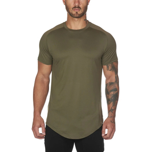 Haute qualité faible OEM quantité minimale de commande personnalisé 200g 100% coton vierge t-shirts coupe régulière hommes T-Shirts T-shirt pour hommes - Product Image 2