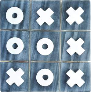 Black Marble Tic Tac Toe Cadeau parfait pour l'anniversaire Tic Tac Toe Jeu d'intérieur avec symbole doré pour les enfants et les jeux de société familiaux - Product Image 3
