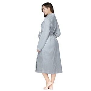Jubah bertudung warna-warni untuk wanita, jubah pakaian bagian panjang pakaian rumah musim gugur dan musim dingin, jubah mandi hangat dan nyaman