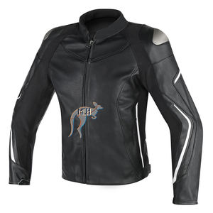 Chaquetas de Cuero para Motociclismo, Calidad Premium, Piel de Vaca Canguro, para Todas las Tallas, Hechas en Pakistán, Ropa de Motociclista, Perforadas - Product Image 4