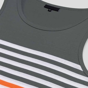 Camiseta sin mangas de algodón transpirable personalizable para hombre, ropa deportiva de verano OEM, ropa de gimnasio de Etiqueta Privada, diseño informal sin mangas - Product Image 4