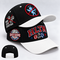 Casquette de baseball brodée à 5 panneaux en sergé de coton structuré avec fermeture snapback, logo personnalisé, streetwear, décontractée, unisexe, pour l'extérieur