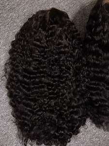 Venta al por mayor de alta calidad birmano recto Remy cierre Peluca de pelo de color negro cabello humano para las mujeres de las extensiones de cabello vietnamita - Product Image 5