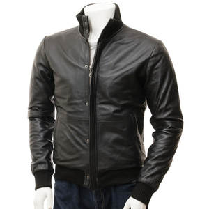 Vestes en cuir d'hiver élégantes à coupe classique, imperméables, respirantes, coupe-vent, style streetwear, design unique, best-seller pour hommes - Product Image 3