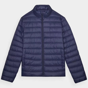 Veste matelassée en coton pour usage quotidien, look simple, doublure intérieure en coton doux, confort toute la journée - Product Image 1