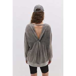 Sudadera Lavada Diariamente con Detalle Trasero 100% Algodón - Product Image 5