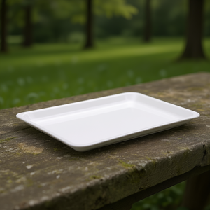 Plateau en mélamine blanche (42x23cm) Vaisselle Série 918 - Product Image 3