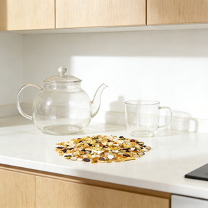 Teh Buah Kualitas Tinggi H-024 Yunding Kacang Merah dan Job's Tears, Teh Celup Rasa Campuran Alami, Teh Pelangsing, Menurunkan Berat Badan, Sehat - Product Image 2