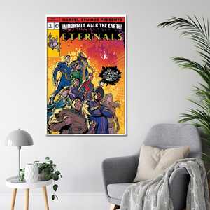 Affiche de bande dessinée Marvel Eternals, Affiche d'anime Immortals Walking the Earth - Product Image 3