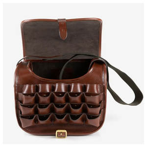 Sac de chasse en cuir de vachette de haute qualité personnalisé, taille réglable, votre propre logo, élégant, pour la chasse, avec éclairage KS - Product Image 1