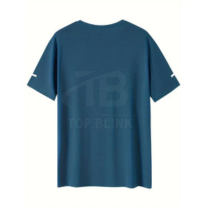 เสื้อยืดผู้ชายผ้าถักผ้าฝ้าย100% กำหนดขนาดได้เองทันสมัย - Product Image 3
