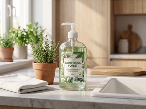 Savon Gel pour les Mains Magnolia Blanc Forêt Conifère 500ml Formule Élégante pour les Amateurs de Jardin et de Légumes Fabriqué en Russie - Product Image 3