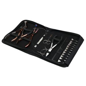 Kit Profesional para Aplicación de Extensiones de Cabello con Pinza para Extensiones Adhesivas, Herramienta de Remoción de Microperlas con Almohadilla de Silicona y Agujas - Product Image 1