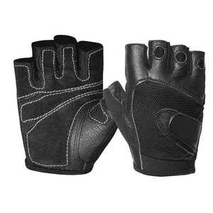 Gants de fitness en cuir personnalisés pour hommes Gants d'entraînement demi-doigts Gants d'haltérophilie légers, respirants et durables - Product Image 4