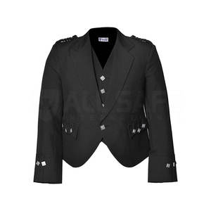 Veste Kilt Highland Scottish Argyle pour Homme Gilet 85% Polyester 15% Laine Fabriqué en Europe - Product Image 1