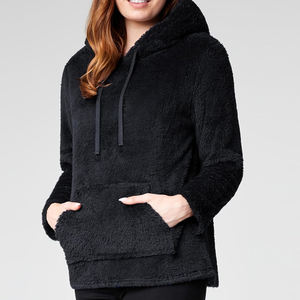 New Arrival Premium Quality <b>Women's</b> <b>Sherpa</b> Fleece Hoodies Breathable Quick Dry Plus Size Winter Embroidered Hooded <b>Coat</b> Hot - Product Image 4